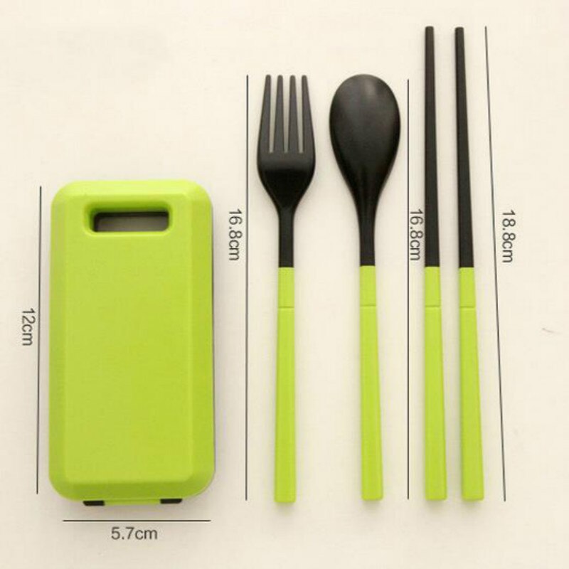    Į  ũ ķ ũ Ʈ ܺ Ȱ /Travel Kids Adult My Cutlery Fork Camping Picnic Set Gift Outside Activities